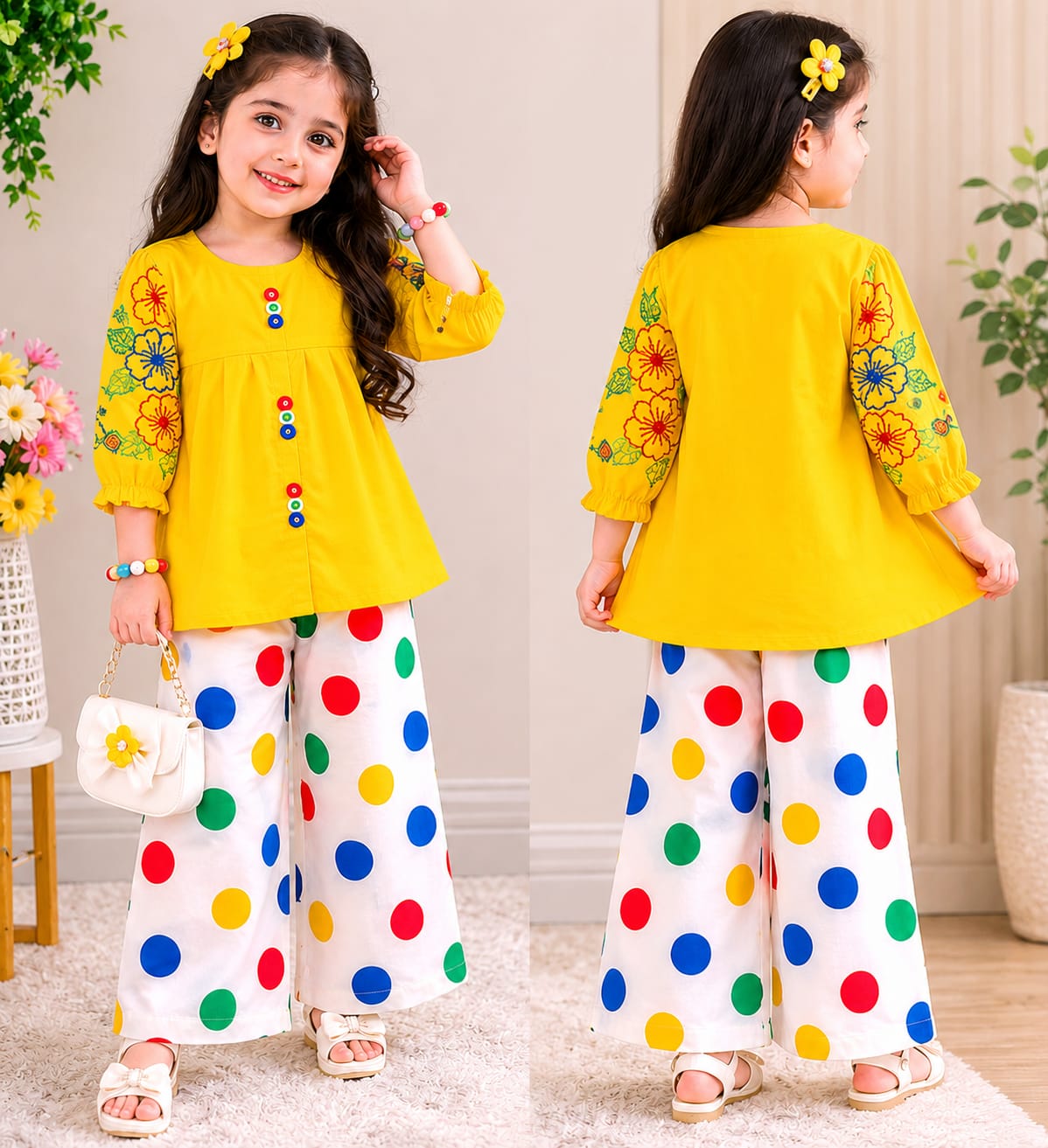 Disney Embroidery 2-Piece Suit (4–5 Years)