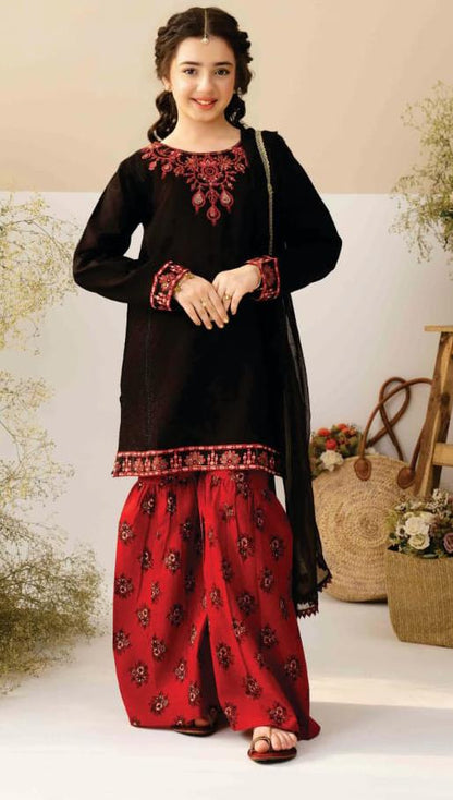 ✨ Design No: M21 – Premium 3 Piece Lawn Suit ✨