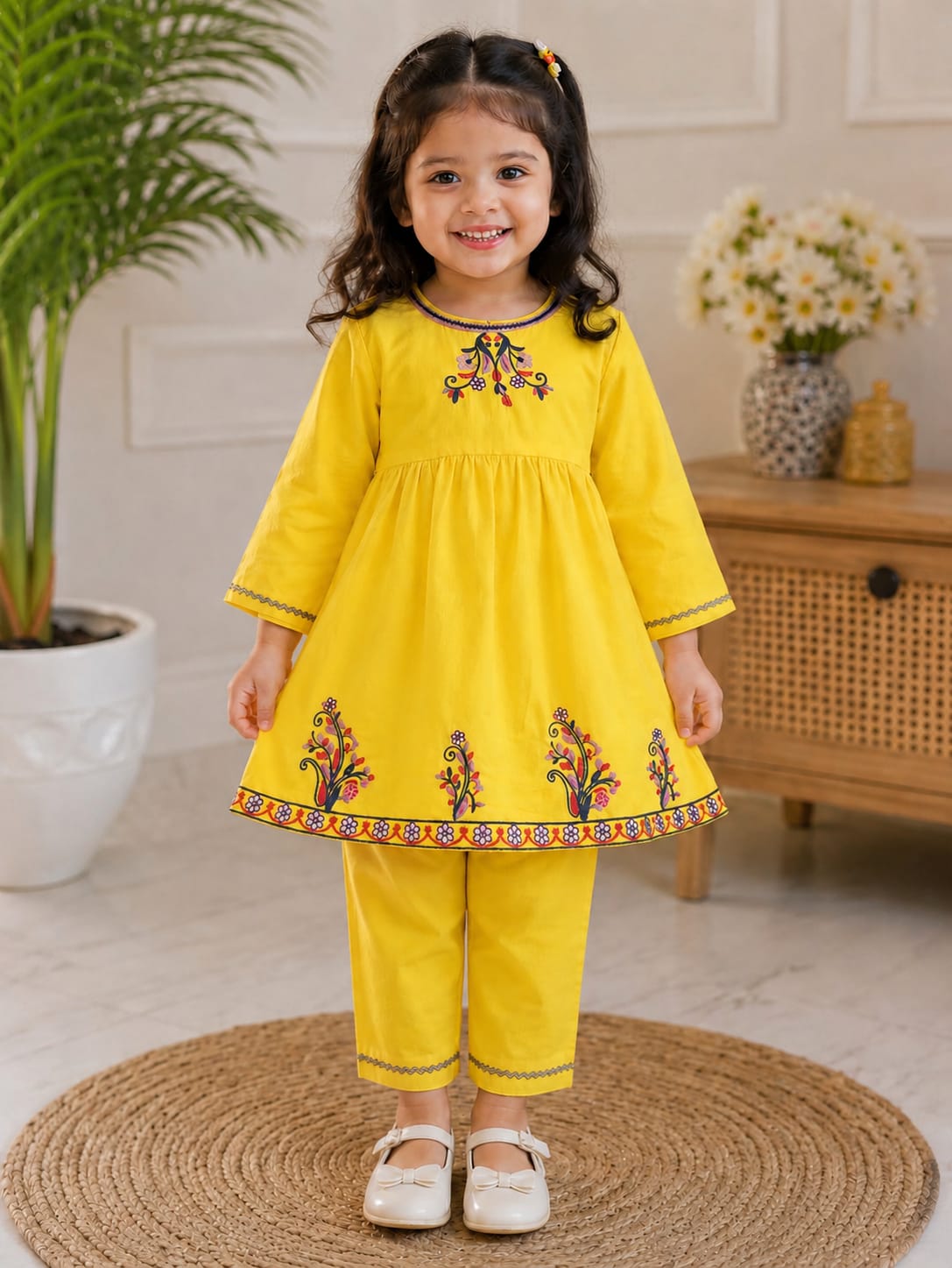 Disney 2 piece embroidered dress