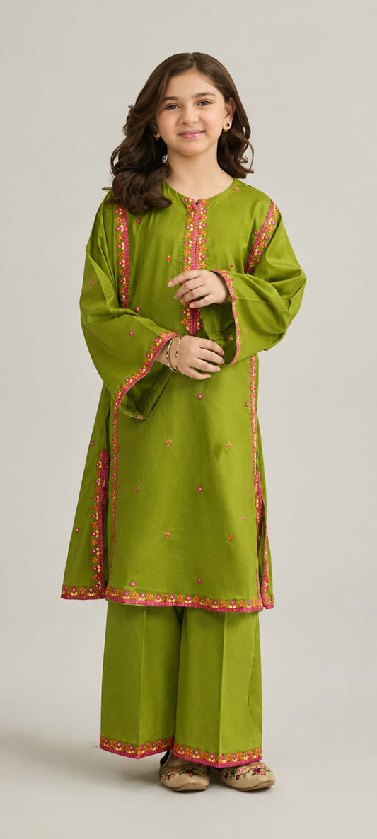 lily 2piece embroidery dress